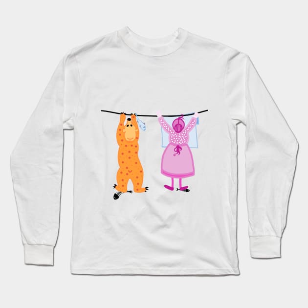 MOTHER'S LITTLE HELPER Long Sleeve T-Shirt by aroba